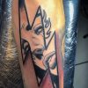 Comic Tattoo Gesicht Arm Tattoos Köln Tatöwierer Tattoostudio Art MF